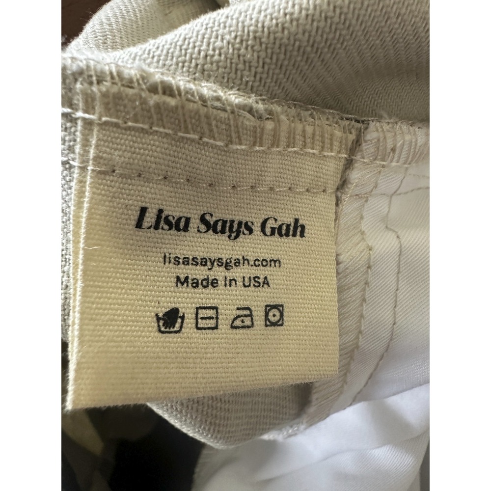 Lisa Says Gah Robyn High Waisted Jean in Cow Print Straight Leg Ankle Size 32 - Picture 11 of 14